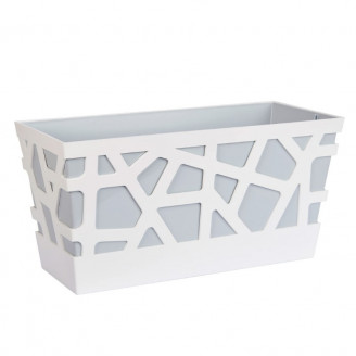 Mosaic Flower Box 40cm Gris