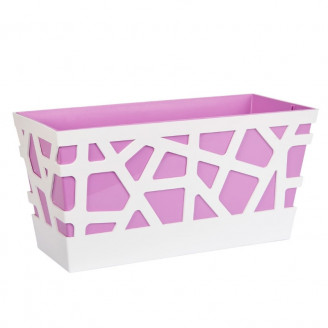 Mosaic Flower Box 40cm Violet