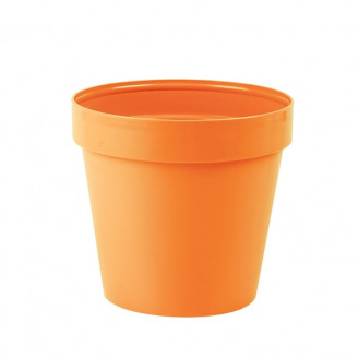Classic Shiny Pot 18cm Orange