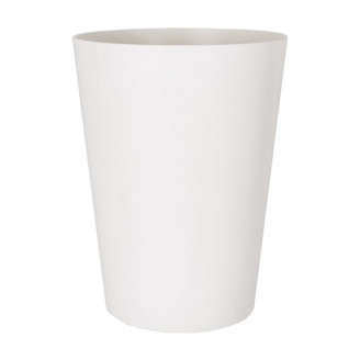 Porto Haut Mat Pot 40cm Blanc